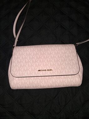 Michael Kors Pink Logo Crossbody Bag